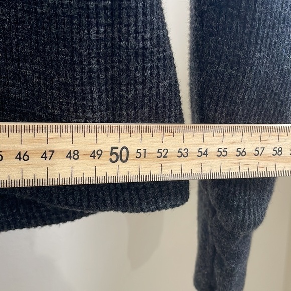 RALPH Lauren - Waffle Long Sleeve Casual Shirt - Dark Grey -  Large - Picture 9 of 10